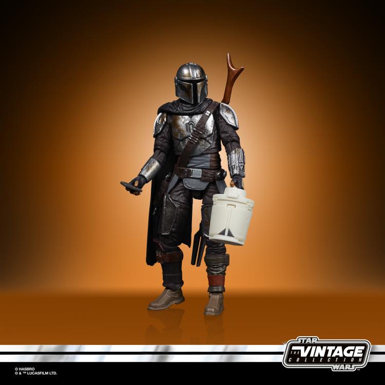 Star Wars: The Vintage Collection Din Djarin with The Child (The Mandalorian) Exclusive Two-Pack Gallery Image 5