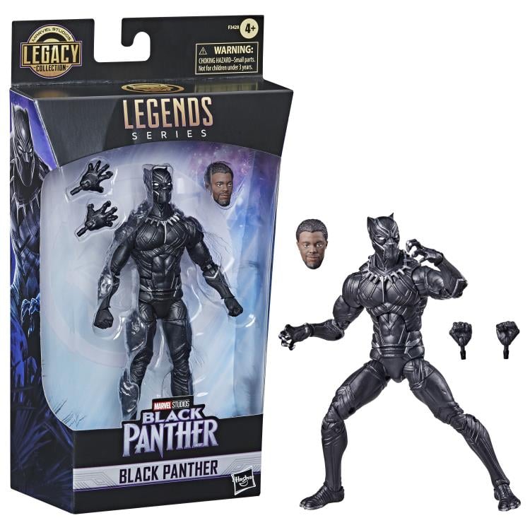 Black Panther Marvel Legends Legacy Collection Black Panther (Black Suit Ver.) Exclusive Action Figure Gallery Image 9