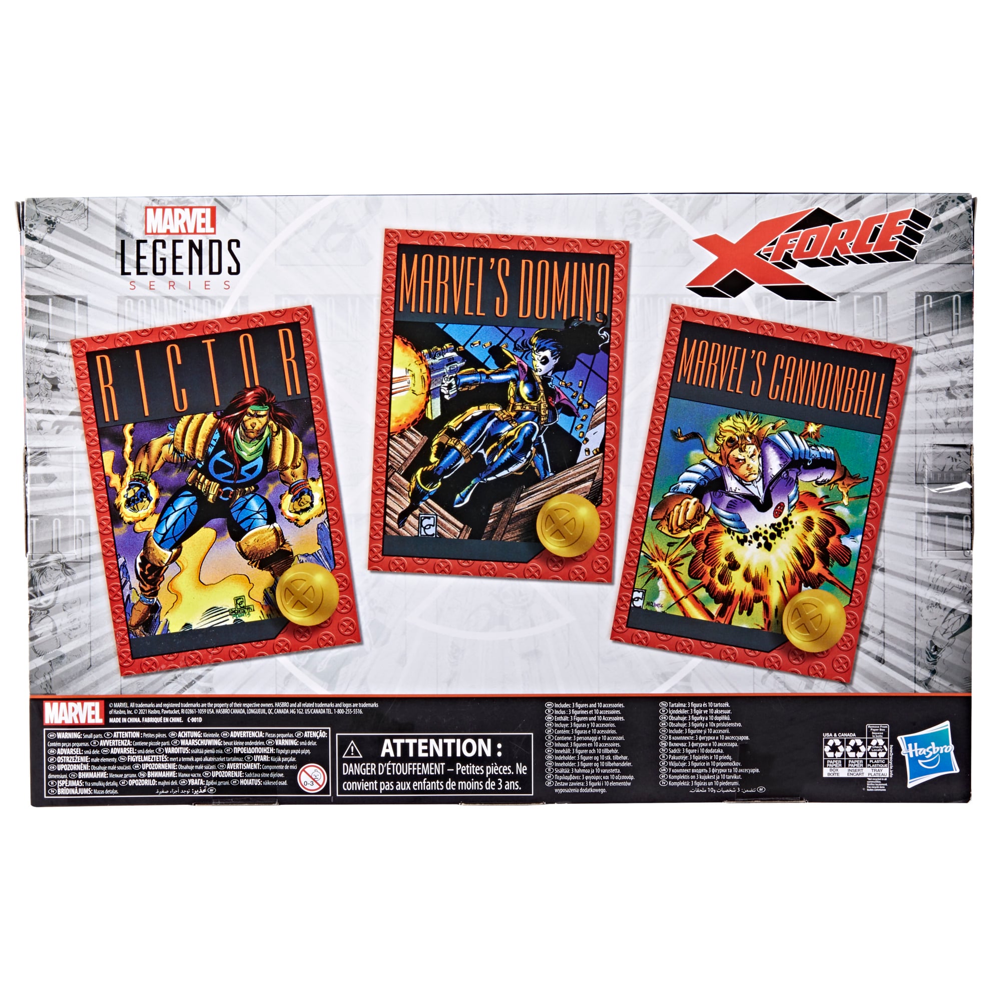 X-Force Marvel Legends Marvel's Domino, Rictor and Marvel's Cannonball Action Figure Multipack Gallery Image 20