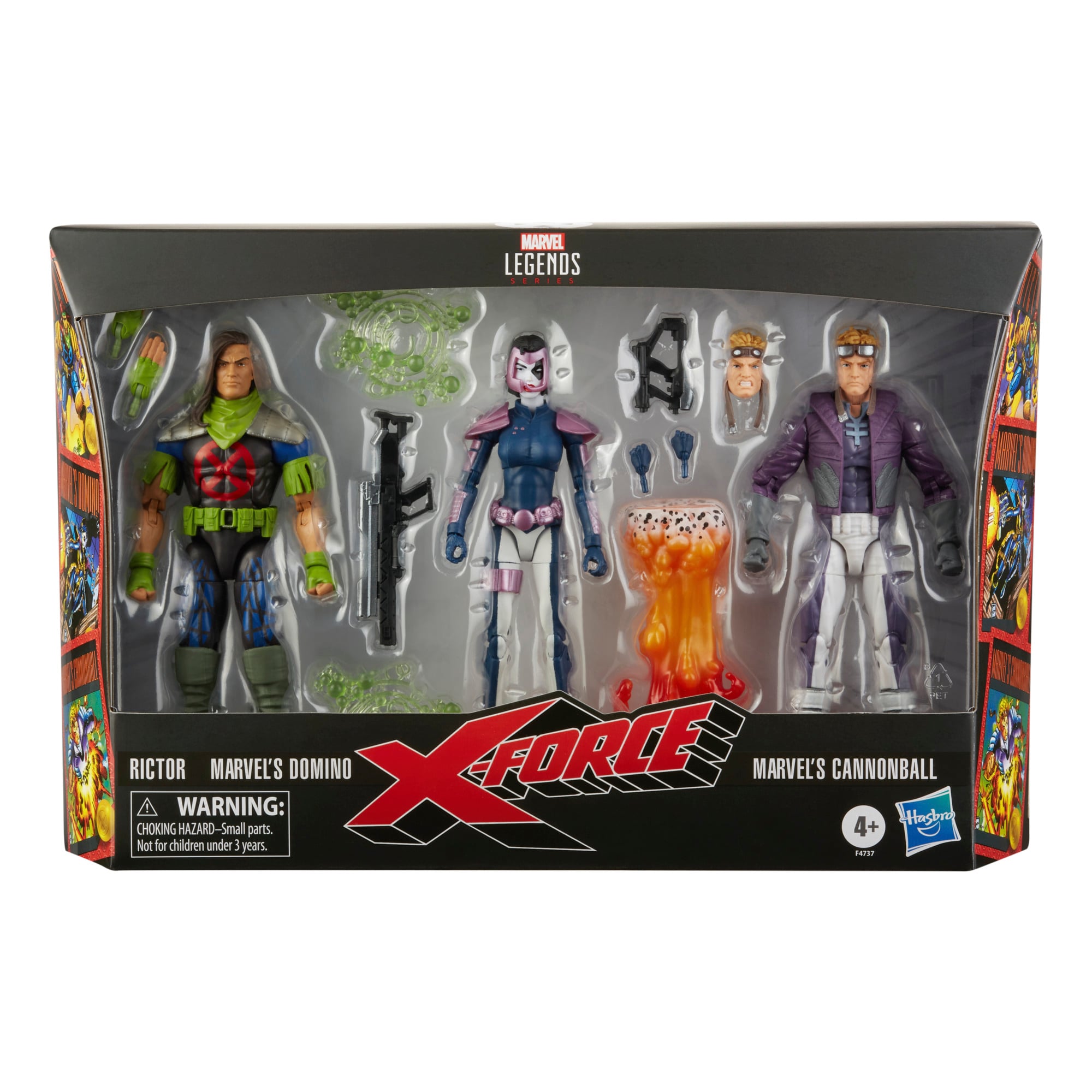X-Force Marvel Legends Marvel's Domino, Rictor and Marvel's Cannonball Action Figure Multipack Gallery Image 19