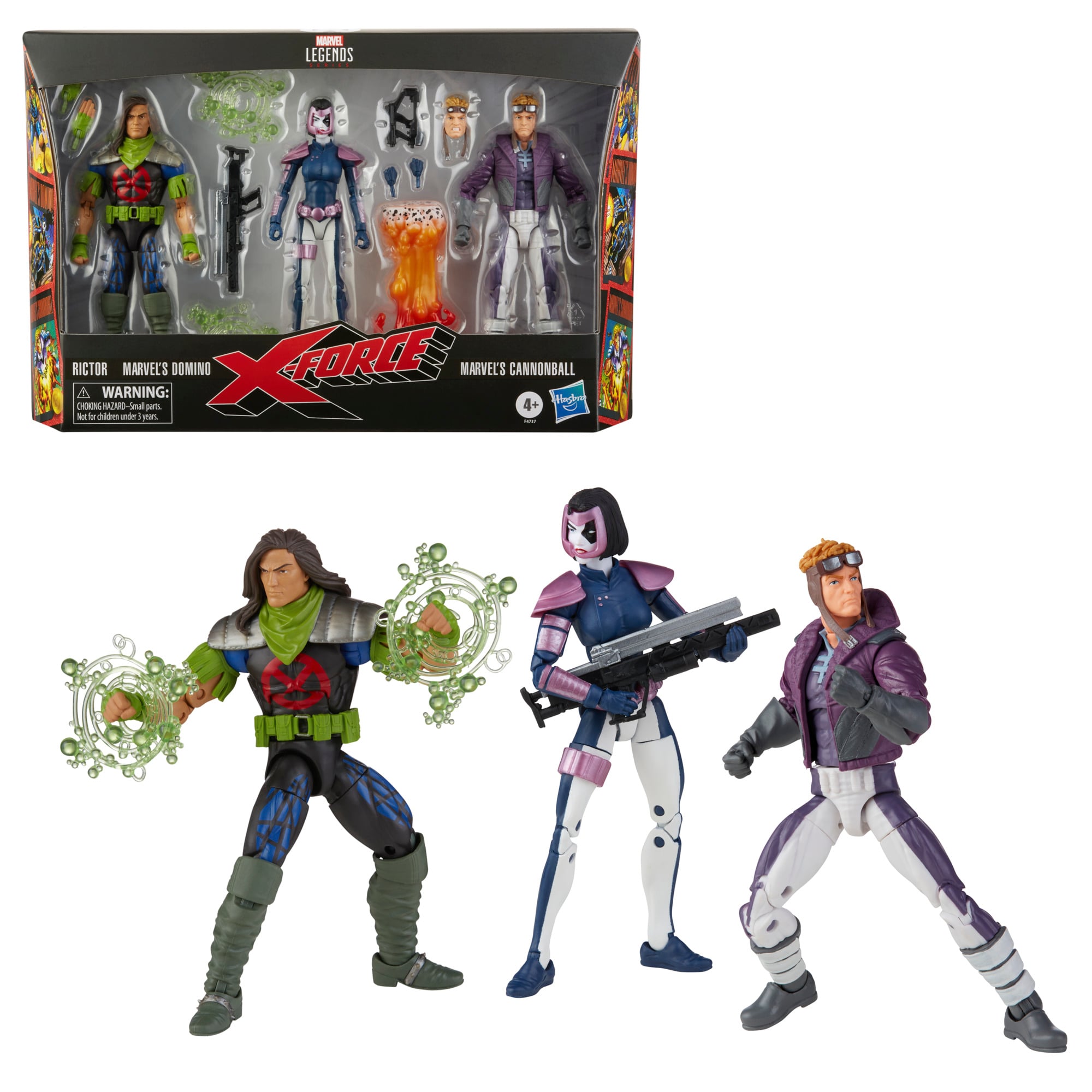 X-Force Marvel Legends Marvel's Domino, Rictor and Marvel's Cannonball Action Figure Multipack Gallery Image 18