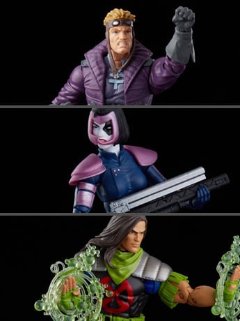 X-Force Marvel Legends Marvel's Domino, Rictor and Marvel's