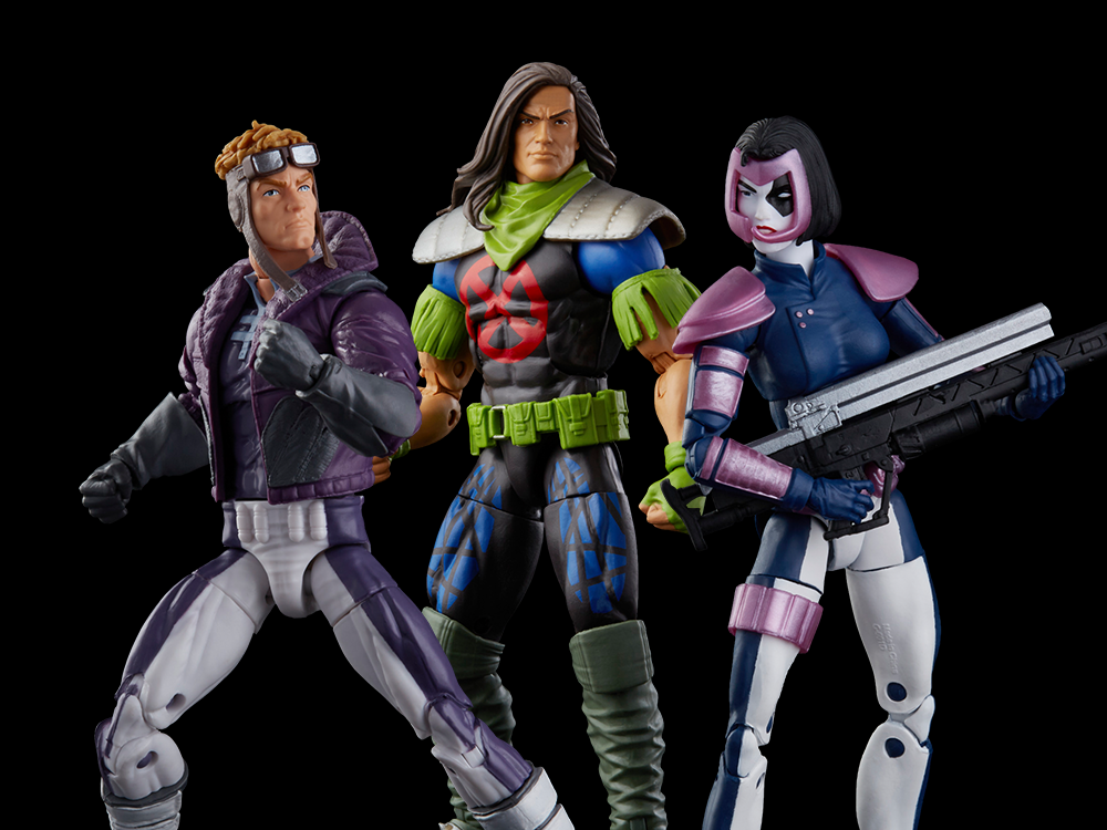 X-Force Marvel Legends Marvel's Domino, Rictor and Marvel's Cannonball Action Figure Multipack Gallery Image 1