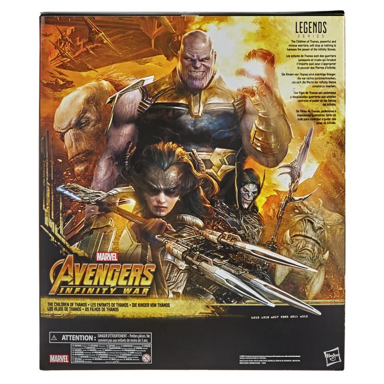 Avengers: Infinity War Marvel Legends The Children of Thanos Exclusive Action Figure Multipack Gallery Image 10