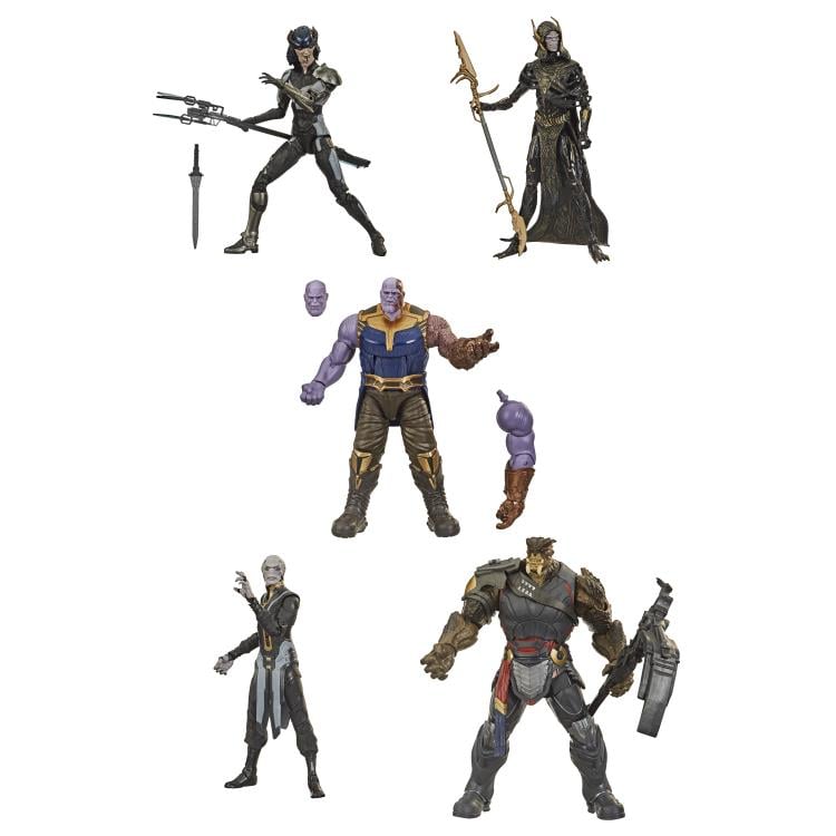 Avengers: Infinity War Marvel Legends The Children of Thanos Exclusive Action Figure Multipack Gallery Image 8