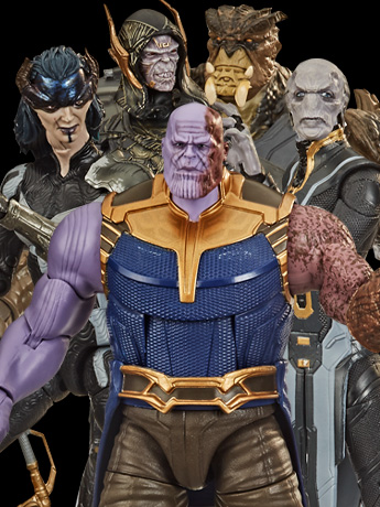 Avengers: Infinity War Marvel Legends The Children of Thanos Exclusive Action Figure Multipack Gallery Image 2