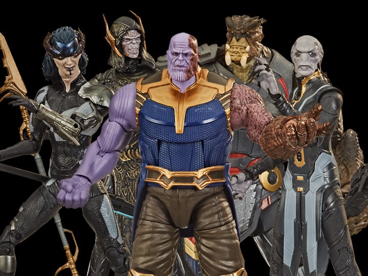 Avengers: Infinity War Marvel Legends The Children of Thanos Exclusive Action Figure Multipack Gallery Image 1