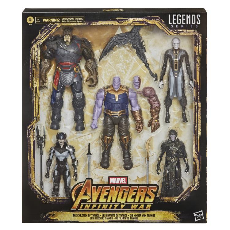 Avengers: Infinity War Marvel Legends The Children of Thanos Exclusive Action Figure Multipack Gallery Image 9