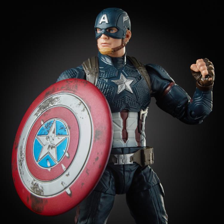 Avengers: Endgame Marvel Legends Captain America with Mjolnir Exclusive Action Figure Gallery Image 5