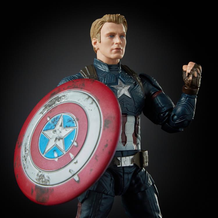 Avengers: Endgame Marvel Legends Captain America with Mjolnir Exclusive Action Figure Gallery Image 6
