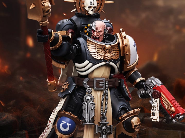 Warhammer 40k Ultramarines Chaplain (Indomitus) 1/18 Scale Action Figure Gallery Image 1