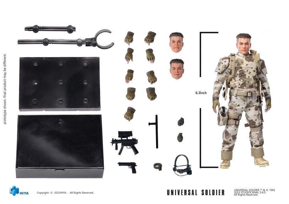 Universal Soldier Exquisite Super Series Luc Deveraux 1/12 Scale PX Previews Exclusive Action Figure Gallery Image 9