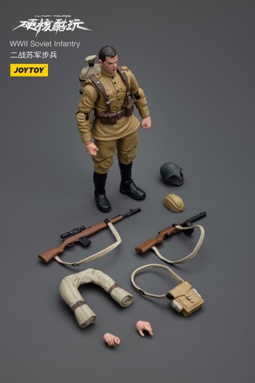 Military Figures WWII Soviet Infantry 1/18 Scale Action Figure
