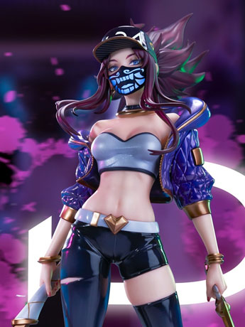 League of Legends K/DA Akali 1/7 Scale Figure (With Bonus) League of Legends K/DA Akali 1/7 Scale Figure (With Bonus)