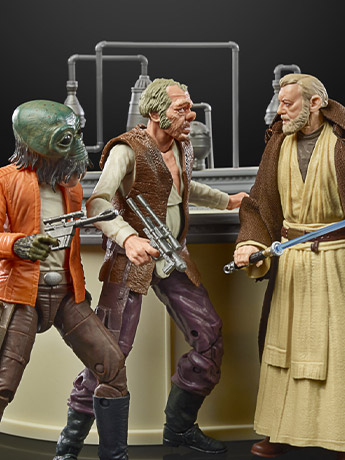 Star Wars: The Black Series 50th Anniversary Cantina Showdown (The Power of the Force) Exclusive Gallery Image 2