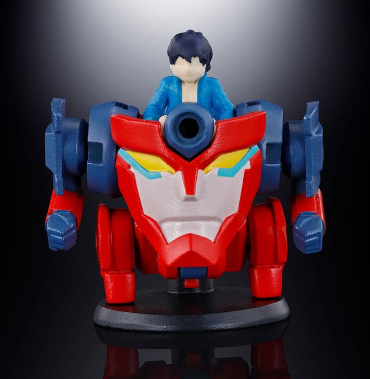 Tengen Toppa Gurren Lagann Soul of Chogokin GX-107 Gurren Lagann & Giga Drill Set Gallery Image 10