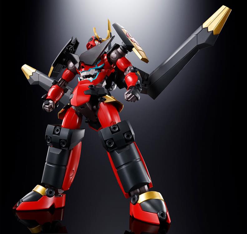 Tengen Toppa Gurren Lagann Soul of Chogokin GX-107 Gurren Lagann & Giga Drill Set Gallery Image 4
