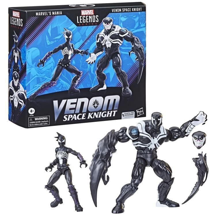 Marvel Legends Venom Space Knight and Marvel's Mania Exclusive Action Figure Two-Pack Gallery Image 15