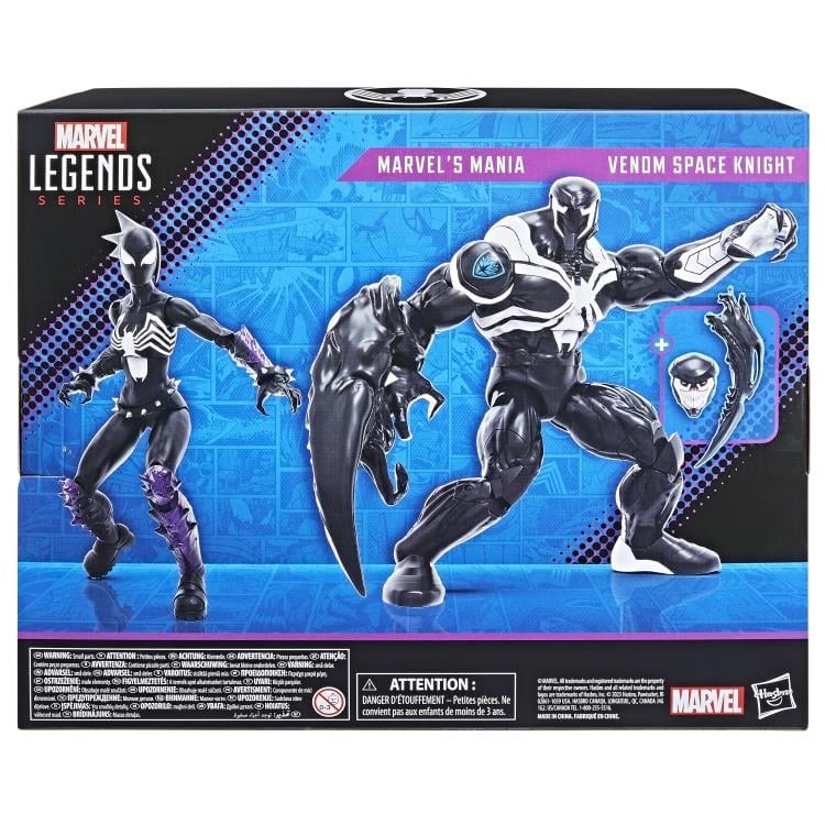 Marvel Legends Venom Space Knight and Marvel's Mania Exclusive