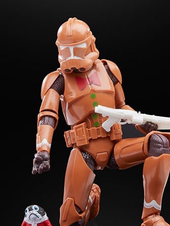 Star Wars: The Black Series Phase II Clone Trooper (Holiday Edition) Exclusive Gallery Image 2