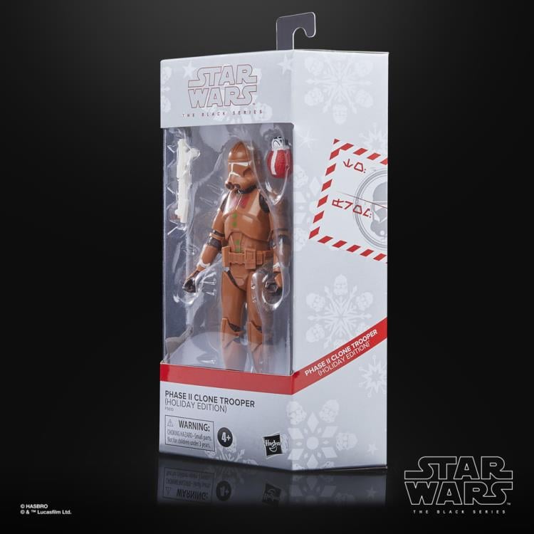 Star Wars: The Black Series Phase II Clone Trooper (Holiday Edition) Exclusive Gallery Image 10