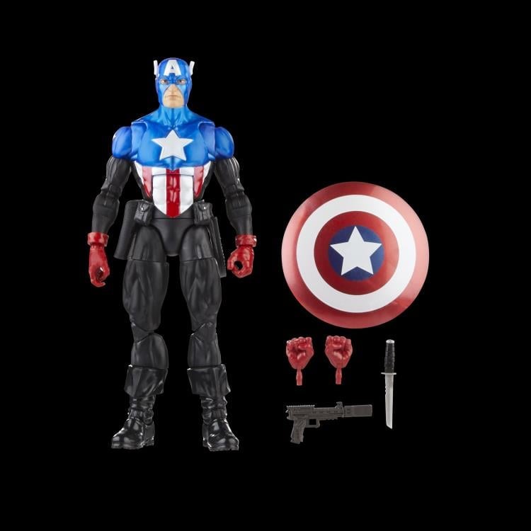 The Avengers Marvel Legends Captain America (Bucky Barnes) Exclusive Action Figure Gallery Image 9