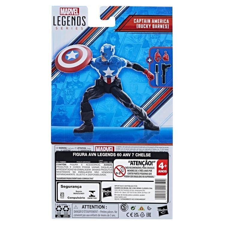 The Avengers Marvel Legends Captain America (Bucky Barnes) Exclusive Action Figure Gallery Image 12