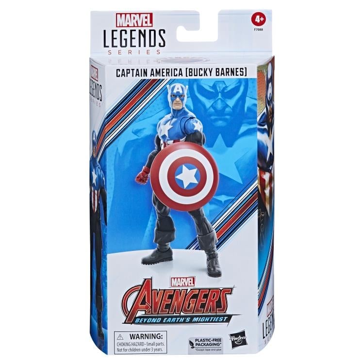 The Avengers Marvel Legends Captain America (Bucky Barnes) Exclusive Action Figure Gallery Image 11
