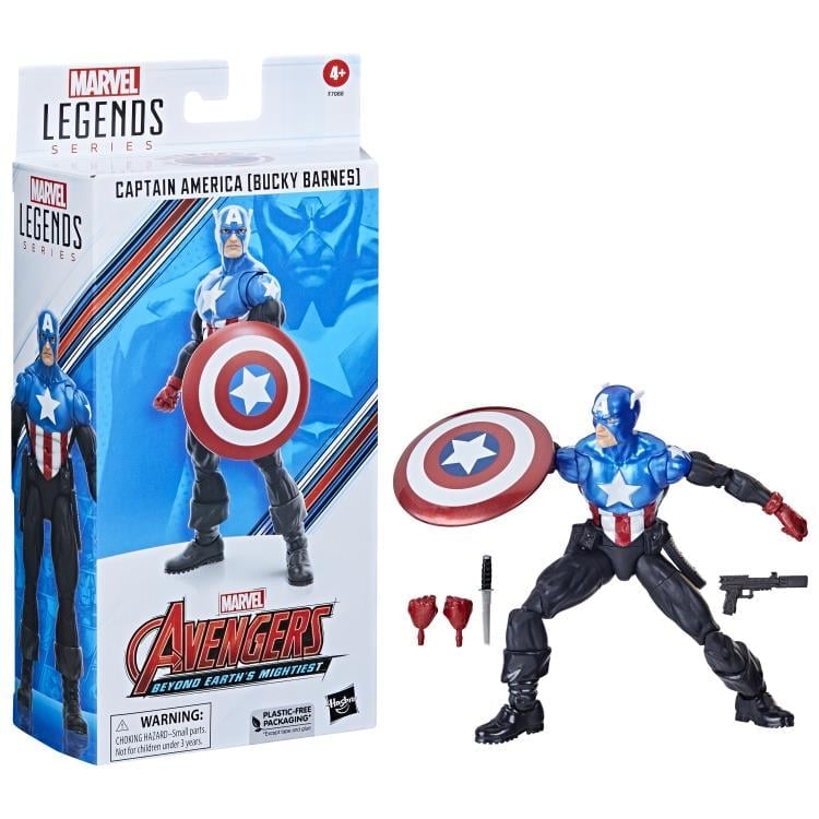 The Avengers Marvel Legends Captain America (Bucky Barnes) Exclusive Action Figure Gallery Image 10