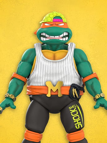 【g-rap】big brothers productions 新品未使用 Teenage Mutant Ninja Turtles ULTIMATES! Rapper Mike Action Figure