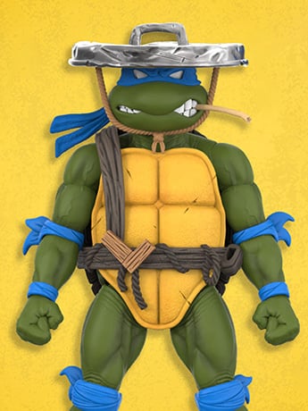 Teenage Mutant Ninja Turtles ULTIMATES! Ninja Nomad Leonardo Action Figure Gallery Image 2