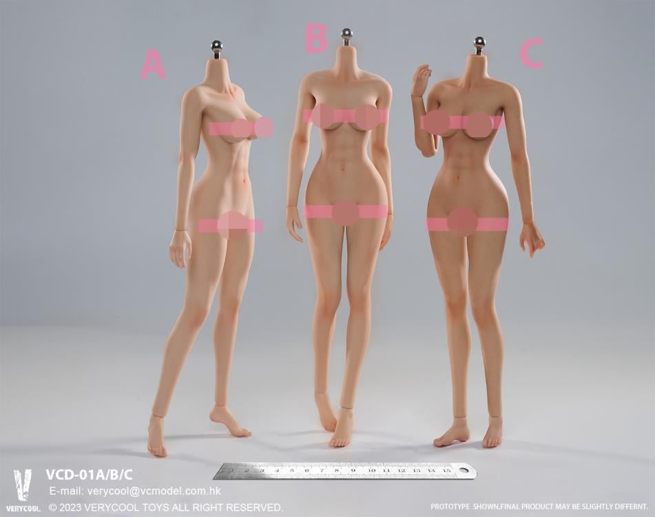 Universal Female 1/6 Scale Medium Bust Body (VCD-01B Regular Complexion) Gallery Image 15