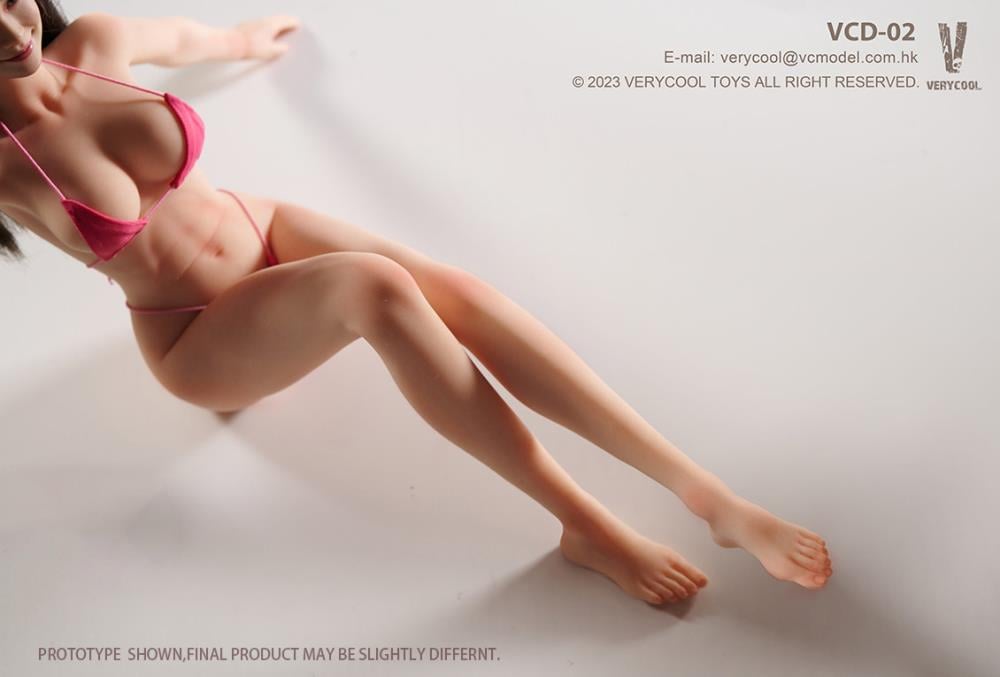 Universal Female 1/6 Scale Medium Bust Body with Feet (VCD-02A Fair Complexion) Gallery Image 5