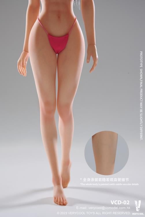 Universal Female 1/6 Scale Medium Bust Body with Feet (VCD-02C Wheat Complexion) Gallery Image 6