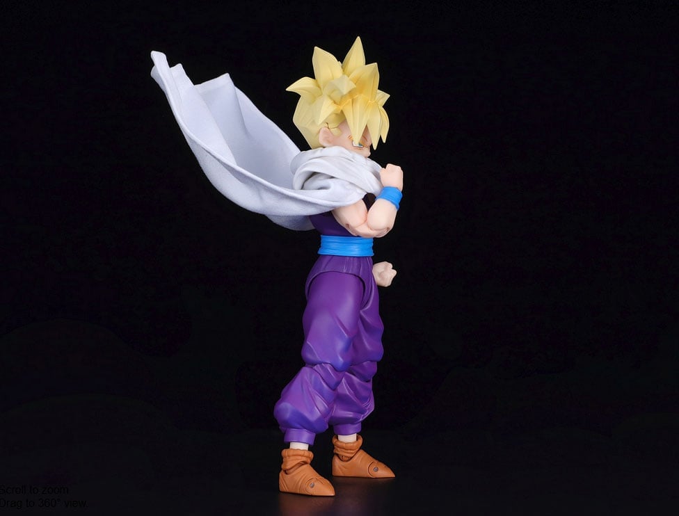 Dragon Ball Z S.H.Figuarts Super Saiyan Gohan (The Warrior Who Surpassed Goku) Action Figure Gallery Image 12