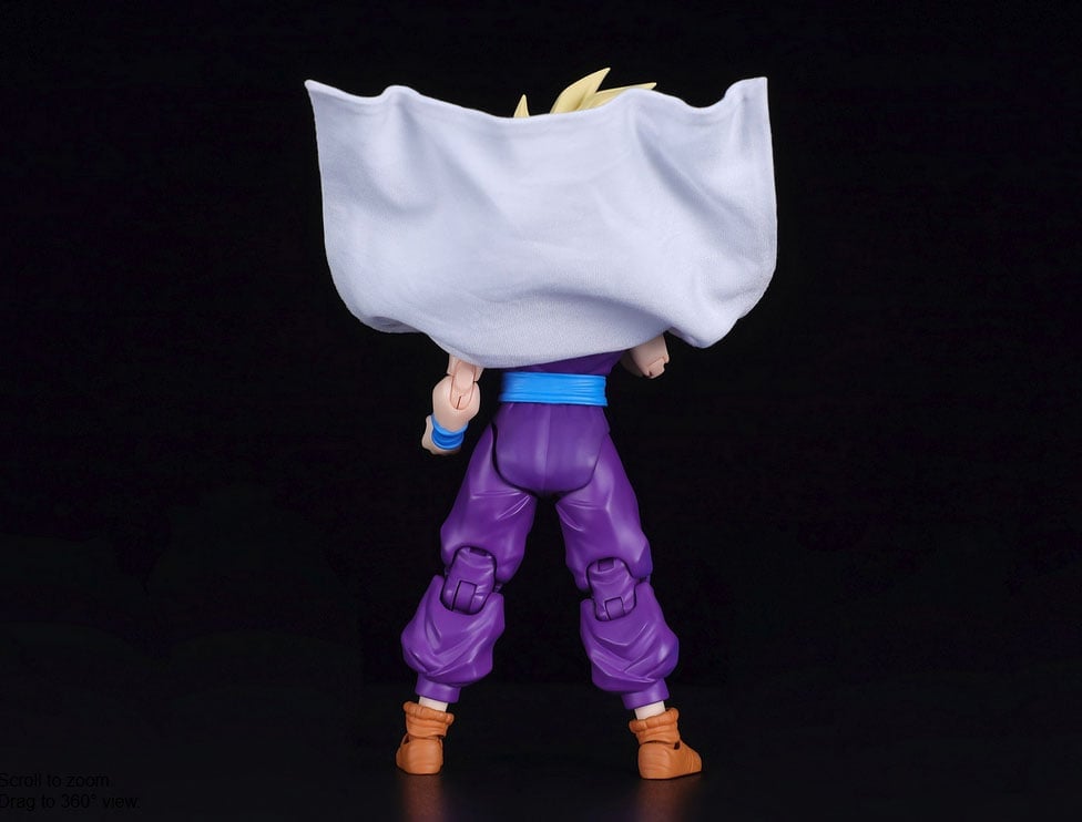 Dragon Ball Z S.H.Figuarts Super Saiyan Gohan (The Warrior Who Surpassed Goku) Action Figure Gallery Image 13