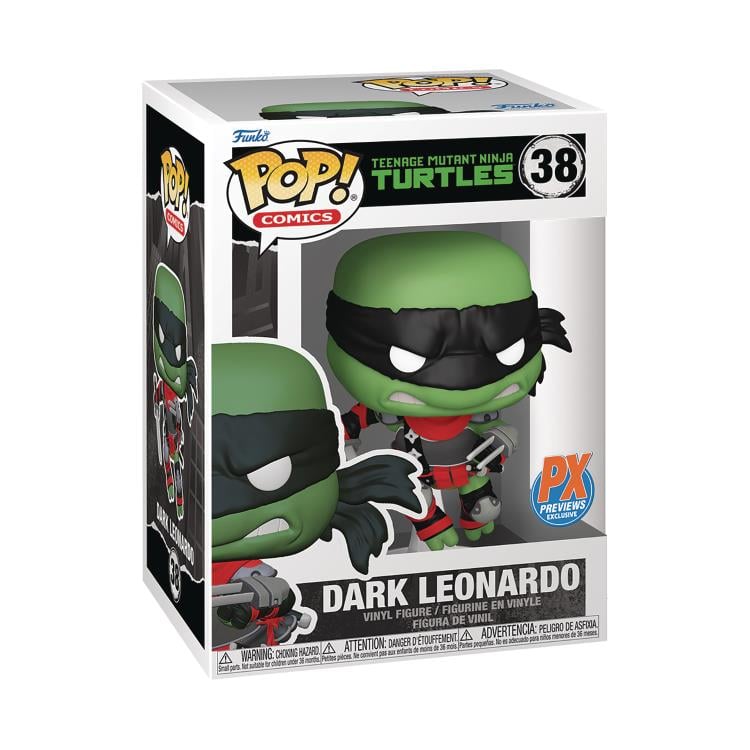 Teenage Mutant Ninja Turtles Pop! Comics #38 Dark Leonardo PX Previews Exclusive Gallery Image 4