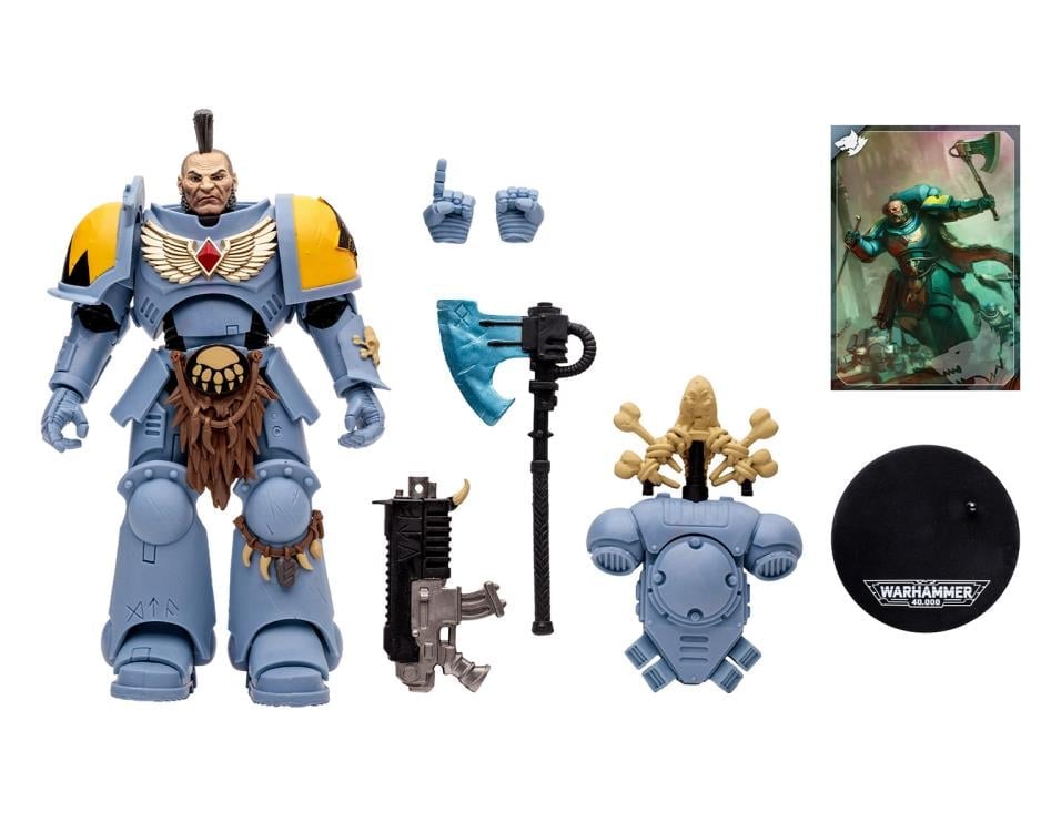 Warhammer 40,000 Space Wolves Wolf Guard Action Figure Gallery Image 9