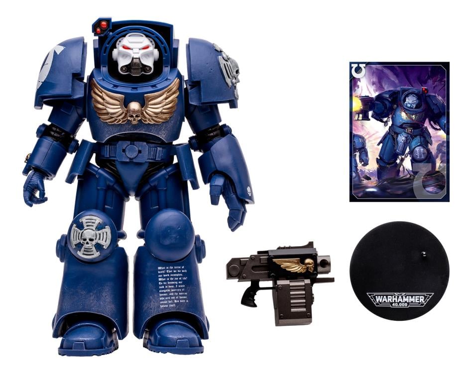 Warhammer 40,000 Ultramarines Terminator Mega Action Figure Gallery Image 9
