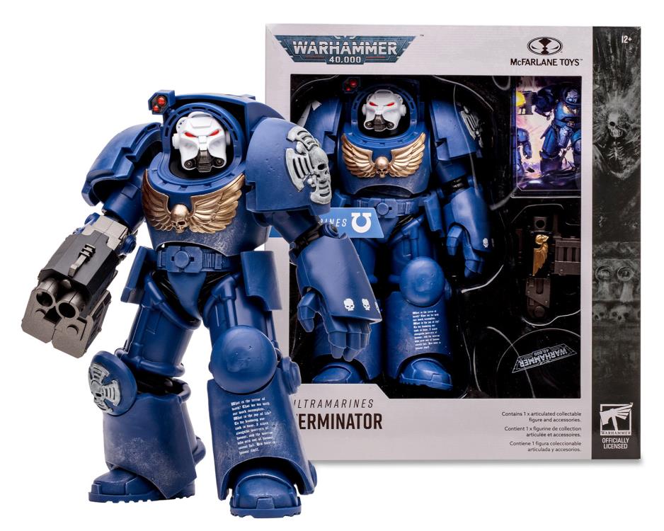Warhammer 40,000 Ultramarines Terminator Mega Action Figure Gallery Image 10