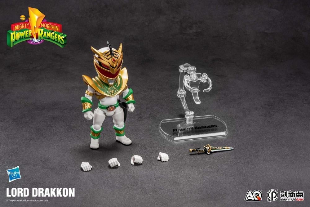 Mighty Morphin Power Rangers Action Q Lord Drakkon Figure Gallery Image 13