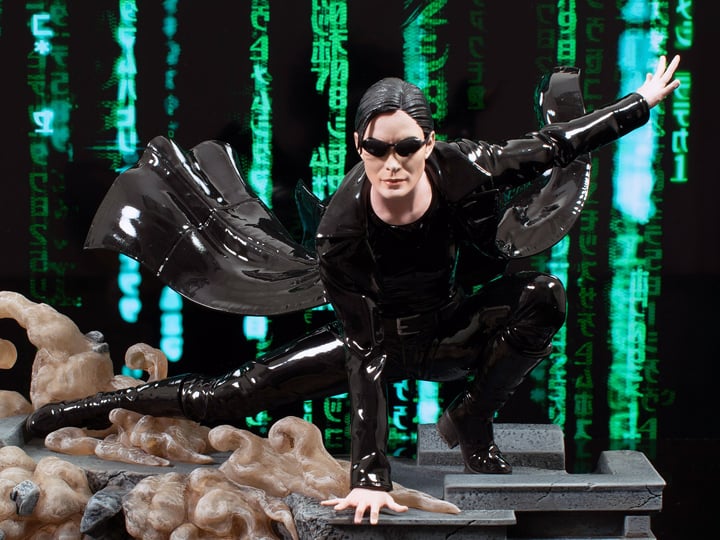 The Matrix Gallery Trinity Figure Diorama Gallery Image 1