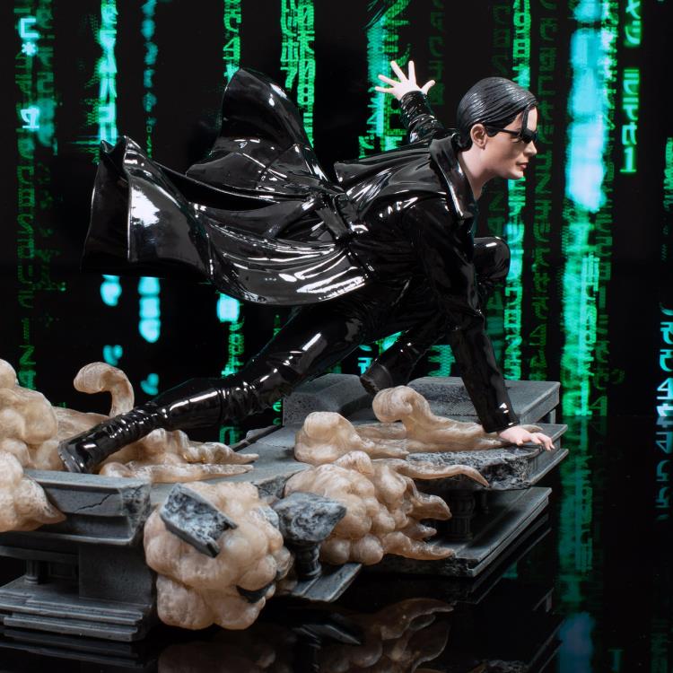 The Matrix Gallery Trinity Figure Diorama Gallery Image 6