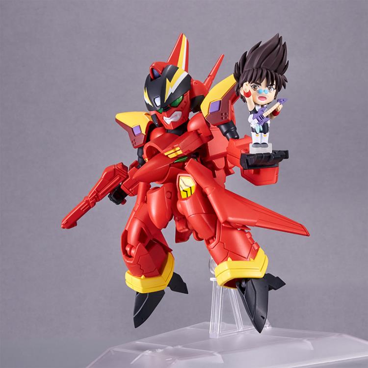 Macross 7 Tiny Session VF-19 Custom Fire Valkyrie & Nekki Basara Figure Set Gallery Image 3