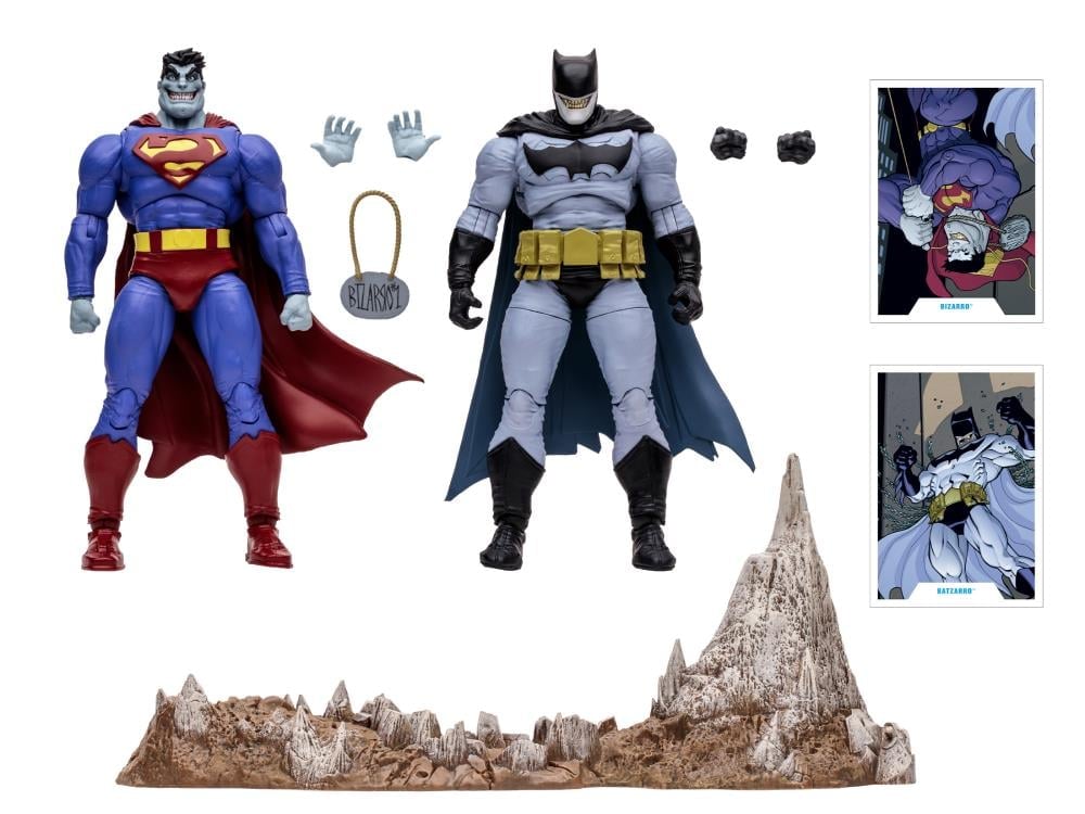 DC Multiverse Bizarro & Batzarro Action Figure Two-Pack Gallery Image 14