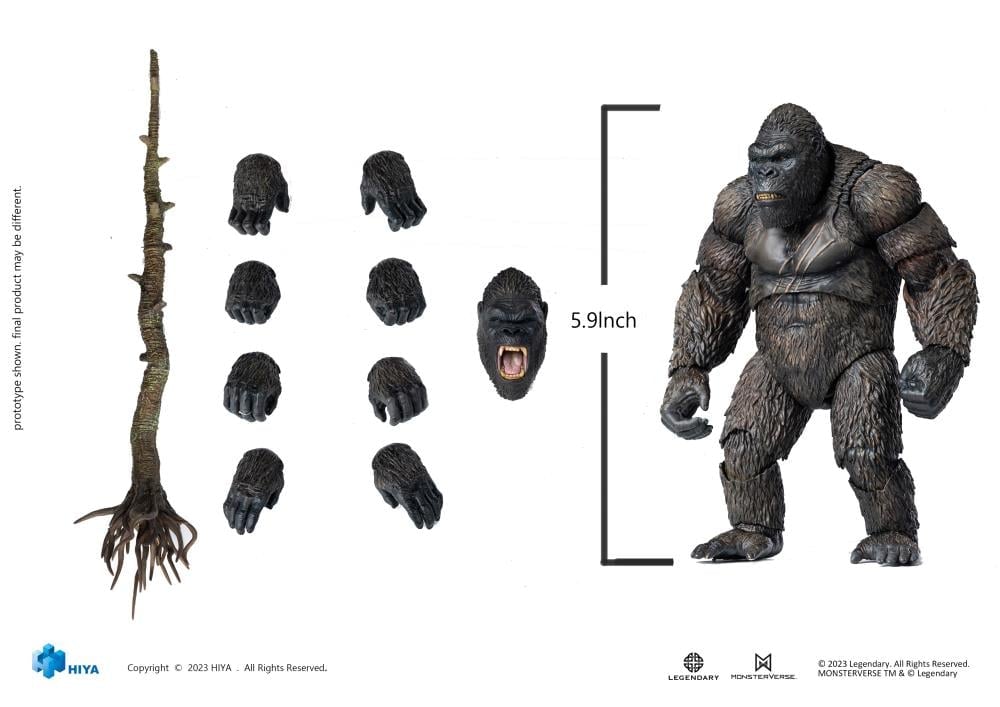 HIYA 1/12 Exquisite Basic 髑髏島の巨神 EBK0085 Kong: Skull Island Exquisite Basic King Kong PX Previews Exclusive