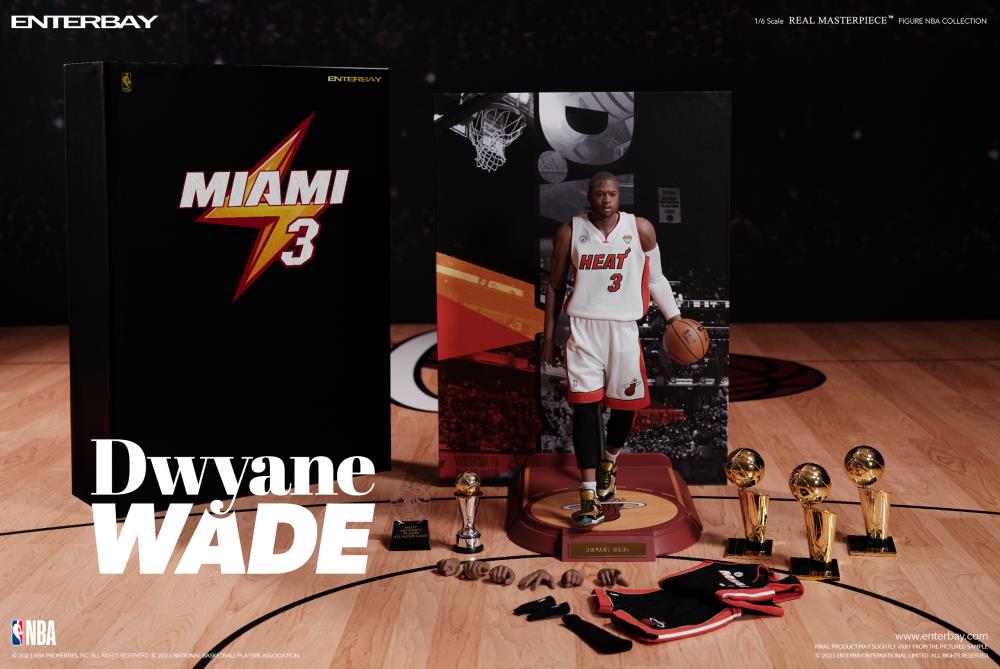 NBA Real Masterpiece Dwyane Wade 1/6 Scale Figure