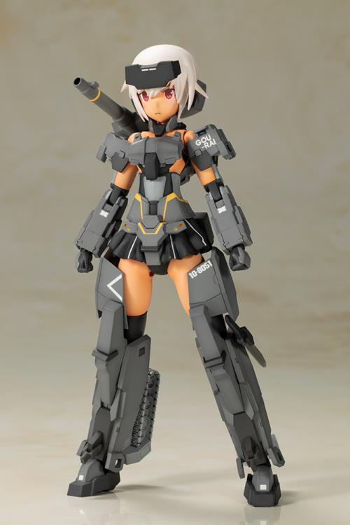 Frame Arms Girl Gourai-Kai (Black) with GM148 Type Anti-Tank Missile Model Kit Set Gallery Image 11
