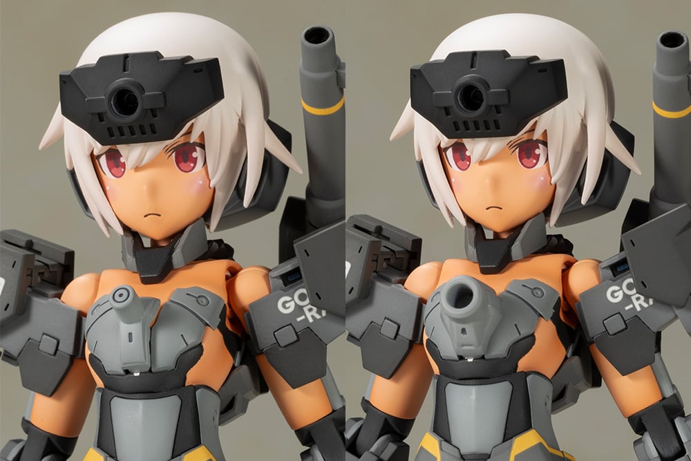 Frame Arms Girl Gourai-Kai (Black) with GM148 Type Anti-Tank Missile Model Kit Set Gallery Image 14