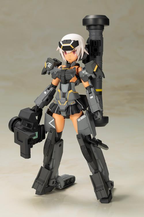 Frame Arms Girl Gourai-Kai (Black) with GM148 Type Anti-Tank Missile Model Kit Set Gallery Image 3